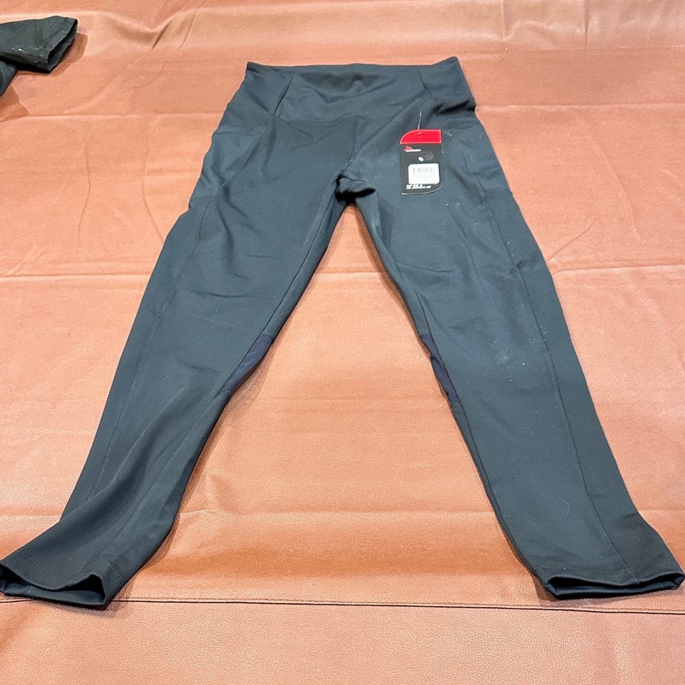 Jack Rabbit Black High-Waist Athletic Leggings